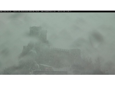 San Marino nella neve visto da Corriere di Romagna