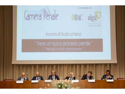 San Marino. Incontro di studio ‘Verso un nuovo processo penale’. La Camera Penale ringrazia i relatori