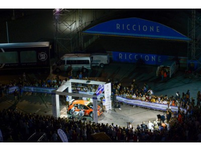 Riccione (Rn). 77 vetture del Rally di San Marino nel cuore della citta’