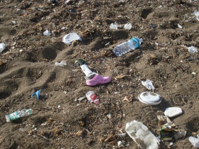 Rimini. Spiaggia invasa dai rifiuti causa alluvione, tutti al lavoro per ripulire. Il Resto del Carlino
