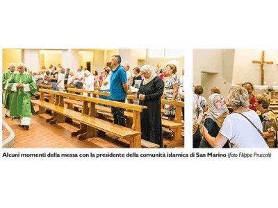 San Marino. Rappresentante Islam in chiesa. Non a Rimini