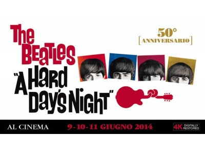 Rimini. Al Cinema Tiberio ‘A Hard Day’s Night’: The Beatles in versione restaurata a cinquant’anni dalla sua uscita