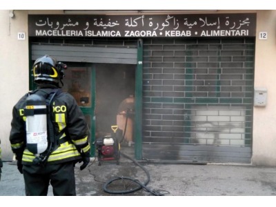 Rimini. Borgo Marina: incendio doloso distrugge macelleria islamica Zagora