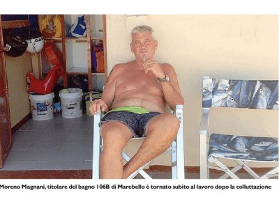 Rimini: bagnino aggredito dal ladro sorpreso sotto l’ombrellone