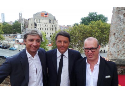 Rimini. Matteo Renzi visita Castel Sismondo. Fotocronaca