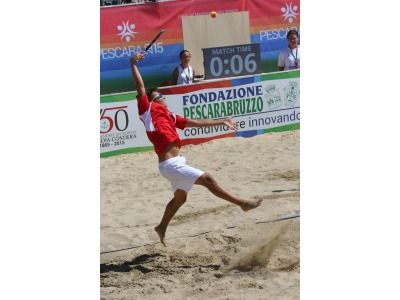 Pescara, Mediterranean Beach Games. Il doppio femminile e maschile conquistano la semifinale nel beach tennis