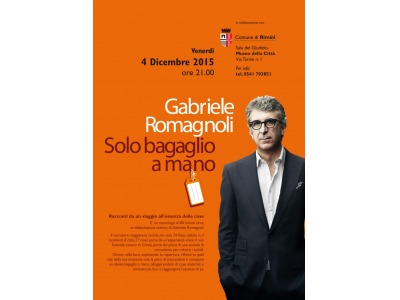 Rimini. Gabriele Romagnoli presenta ‘Solo bagaglio a mano’