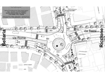 Rimini. Nuova rotatoria via Roma – via Tripoli: domani l’inizio dei lavori