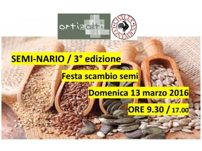 Santarcangelo. ‘Orti Colti’ presenta ‘Semi-nario’, festa scambio semi