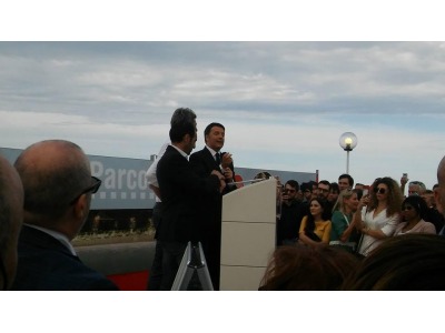 Rimini. Il premier Matteo Renzi chiude la campagna di Gnassi