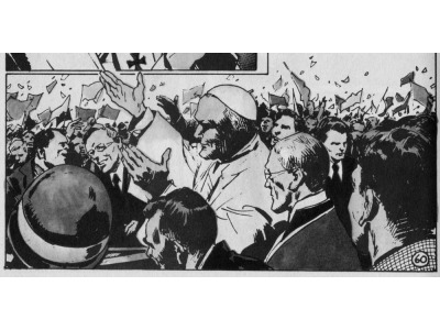 Verucchio. Mostra a fumetti dedicata a Papa Giovanni Paolo II