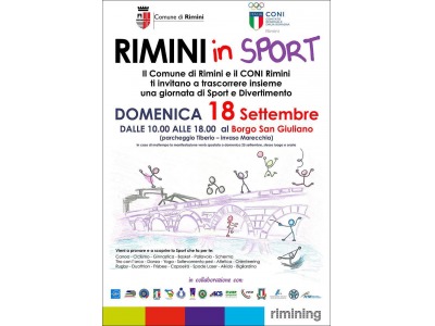 Sport, divertimento, solidarieta’: doppio appuntamento con ‘Rimini in sport’ e ‘Rimini corre per Montegallo’