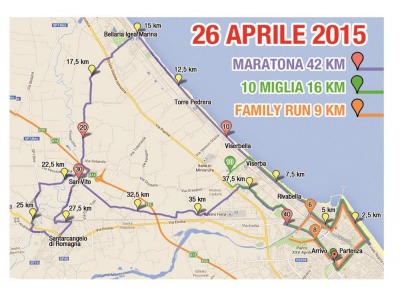 Domenica 26 aprile si corre la Rimini Marathon. Comune di Rimini