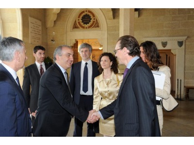 San Marino. Felici (Finanze) e Valentini (Esteri) hanno incontrato il Commissario UE Algirdas Semeta
