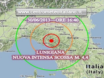 San Marino, sismografo di Casole. Nuova scossa,  Massa Carrara