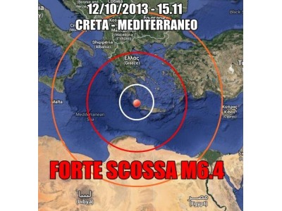 San Marino. Terremoto, forte scossa nel mare di Grecia, registrata dal sismografo di Casole