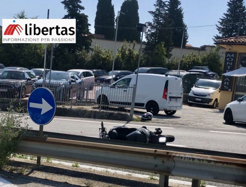 San Marino. Incidente sulla Superstrada a Domagnano
