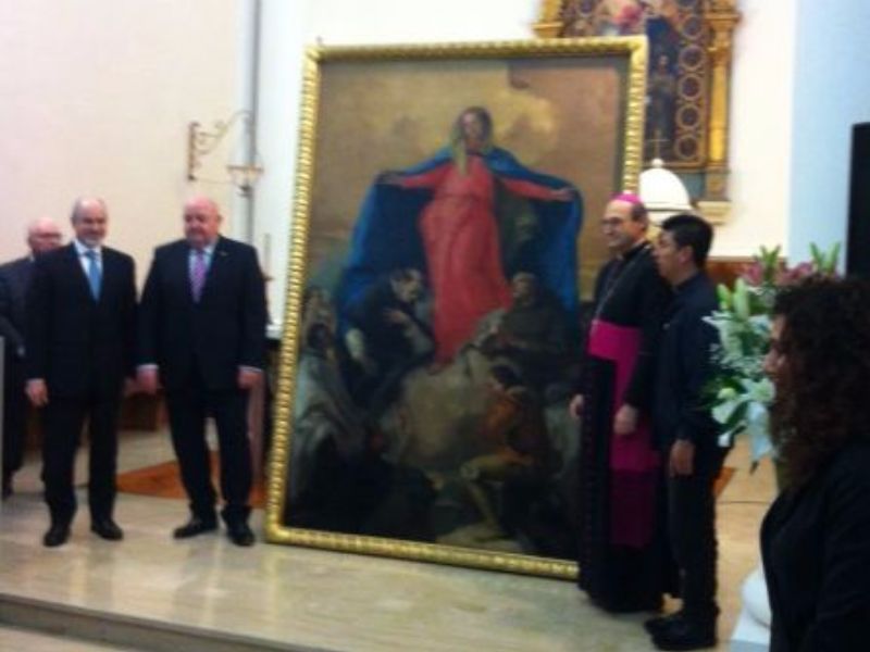 San Marino. Riconsegnata “La Madonna della Misericordia” dopo il lavoro di restauro