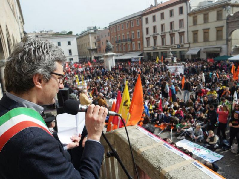 Rimini. Oltre settemila ragazzi in piazza Cavour per dire no alle mafie