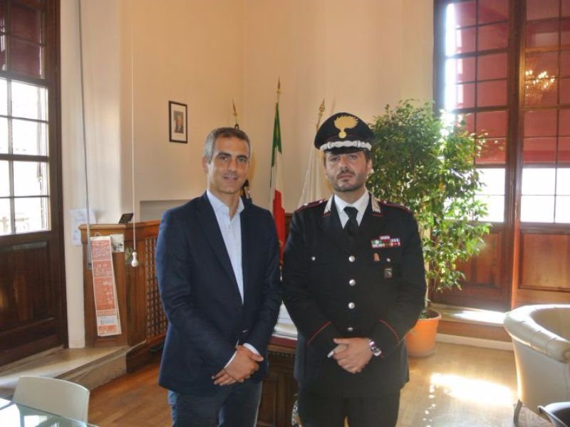 Carabinieri: il Maggiore Ferruccio Nardacci saluta Rimini