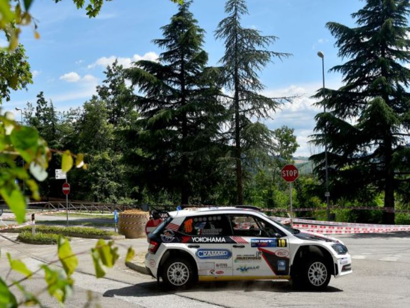 46 San Marino Rally: Nicolò Marchioro leader della prova spettacolo