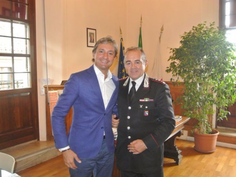 Il saluto del Sindaco di Rimini Andrea Gnassi al Colonello Mario Conio