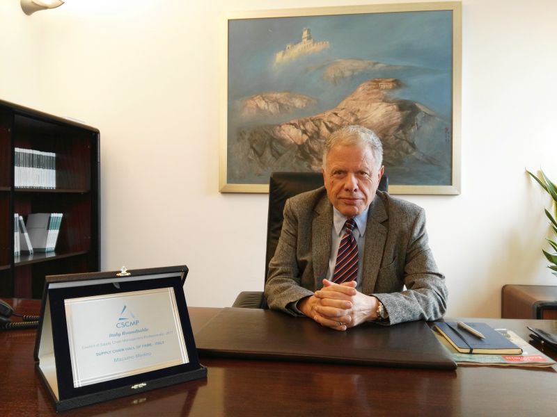 Prestigioso riconoscimento del CSCMP al Prof. Ing. Massimo Merlino, Presidente di Banca CIS