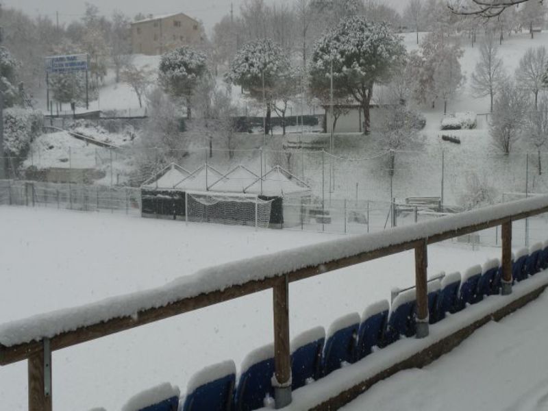 San Marino. La neve ferma il campionato