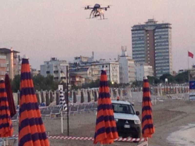 Rimini. La guerra al virus arriva dal cielo con i droni