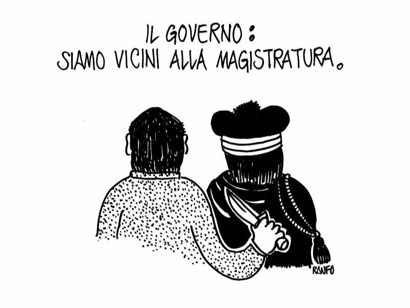 San Marino. Governo e magistratura, l’ironia di Ranfo.
