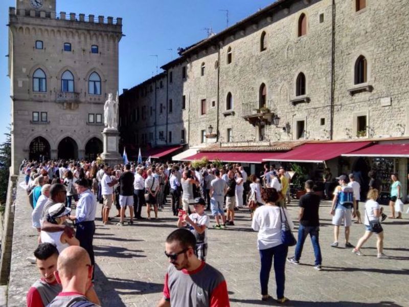 San Marino. La manifestazione antigovernativa sui giornali