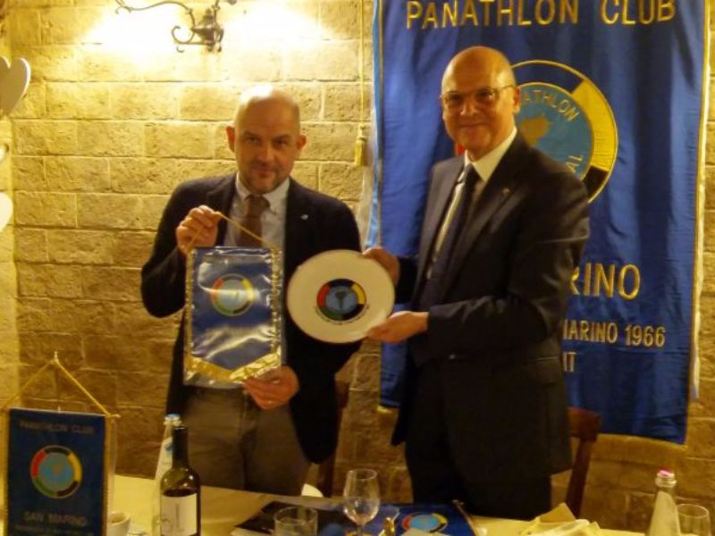 San Marino. Al Panathlon Club Marco Podeschi ospite d’onore