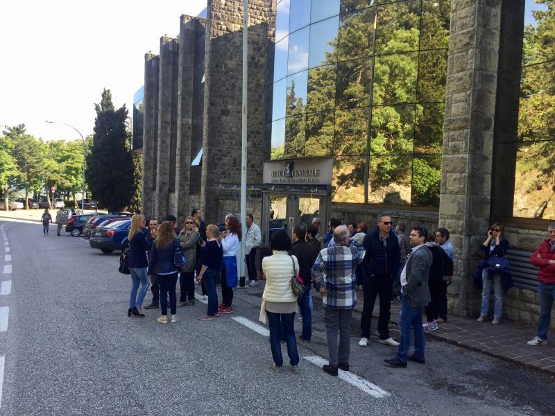 San Marino. I sammarinesi protestano per il blocco dei pagamenti di Asset