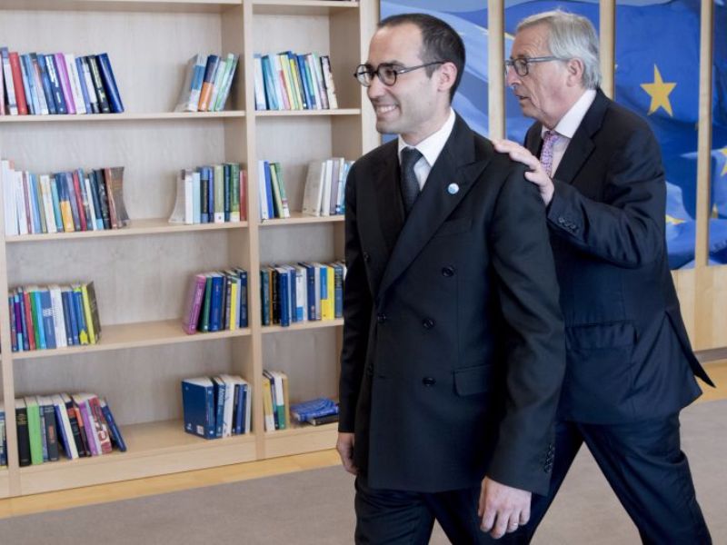 San Marino. Nicola Renzi incontra il presidente Jean-Claude Juncker