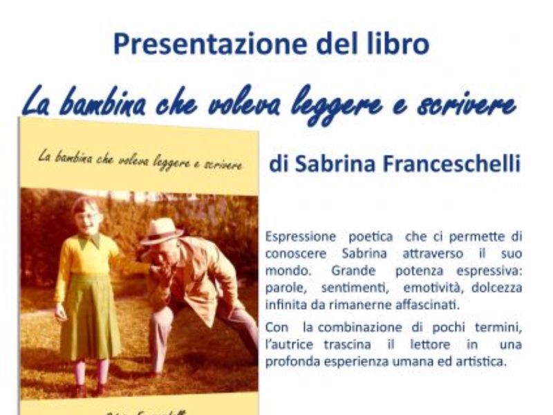 San Marino. ‘La bambina che voleva leggere e scrivere’ di Sabrina Franceschelli
