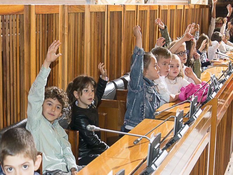 San Marino. I bambini della Scuola dell’infanzia ricevuti a Palazzo Pubblico. Photogallery