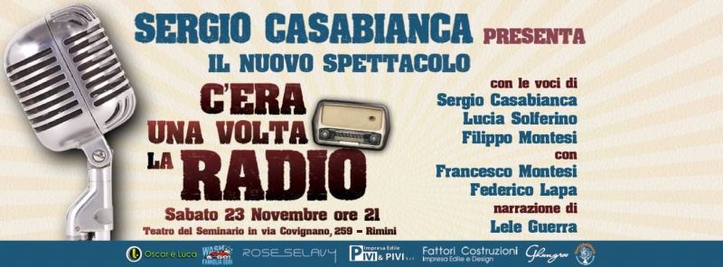 Rimini. Sergio Casabianca questa sera al teatro di Covignano