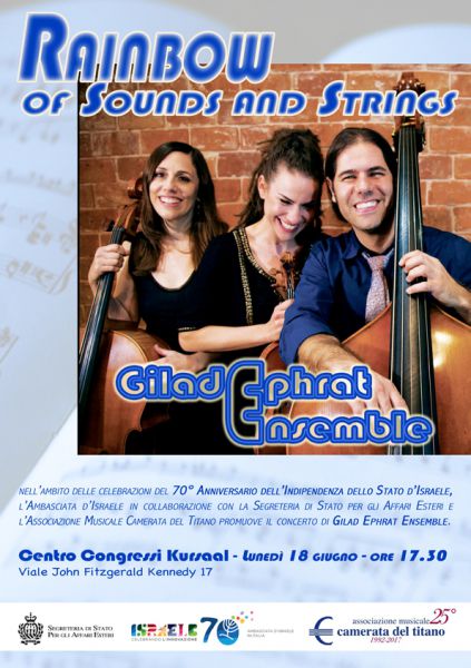 San Marino. Gilad Ephrat Ensemble Trio  in “Rainbow of sounds and strings”
