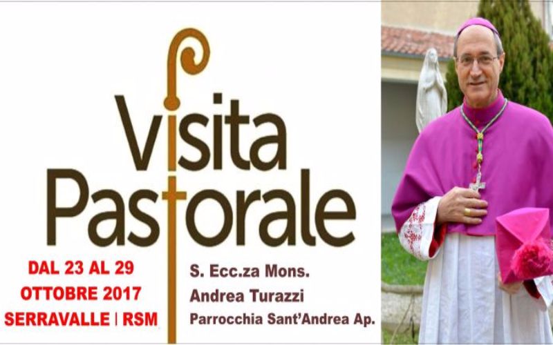 San Marino. Mons. Andrea Turazzi, visita pastorale
