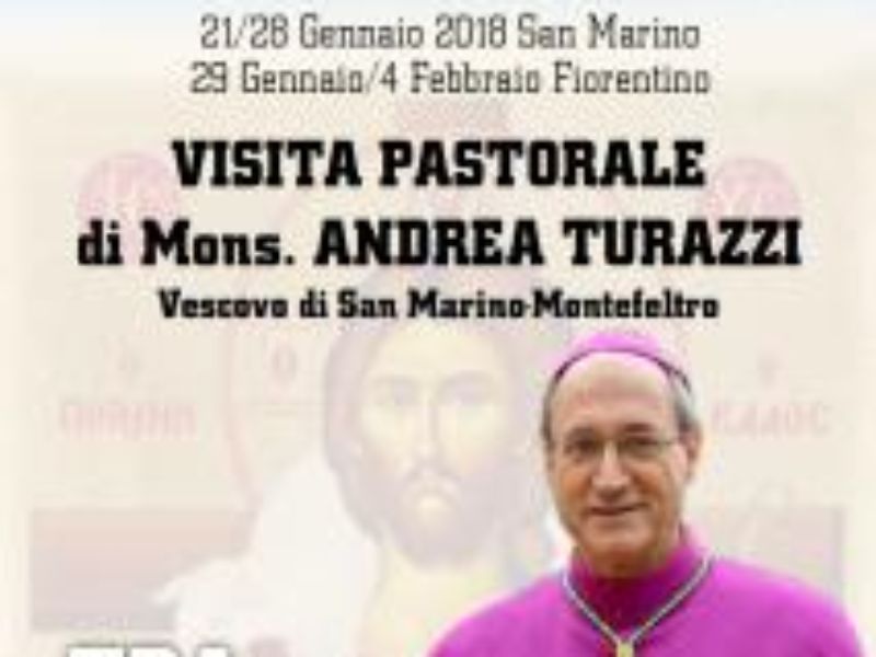 San Marino. Visita Pastorale di Mons. Andrea Turazzi  21-28 gennaio