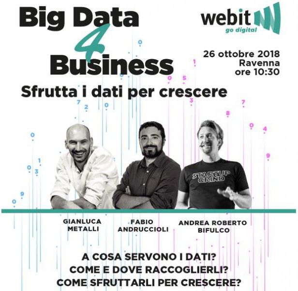 Webit presenta il workshop gratuito “Big Data 4 Business”