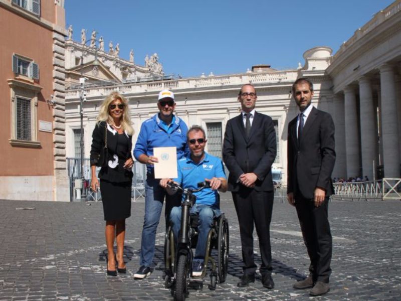 San Marino. Nicola Renzi con il progetto “WoW” in udienza dal Santo Padre
