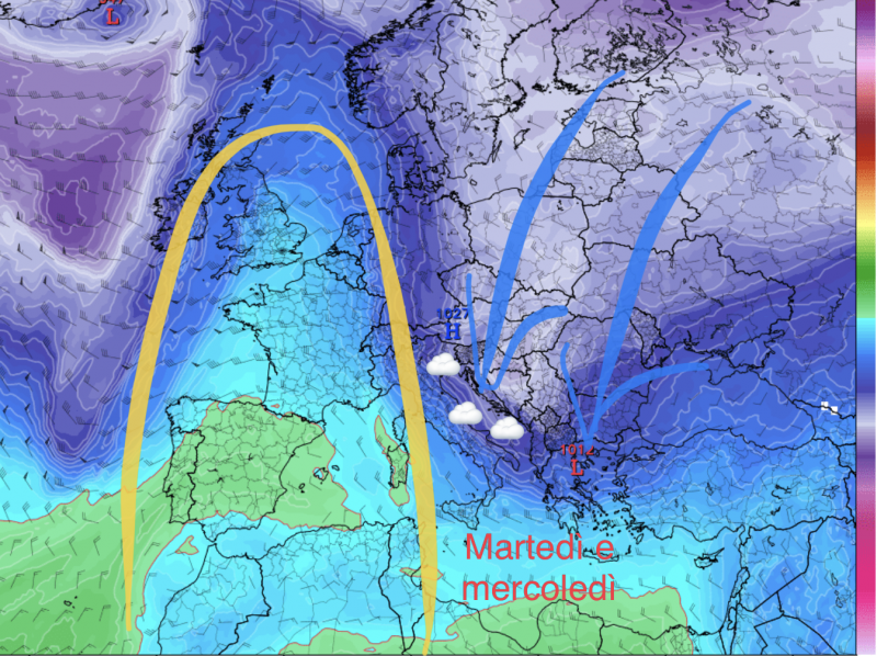 San Marino. Meteo: infiltrazioni perturbate fino a mercoledì, poi nuova ondata di clima primaverile