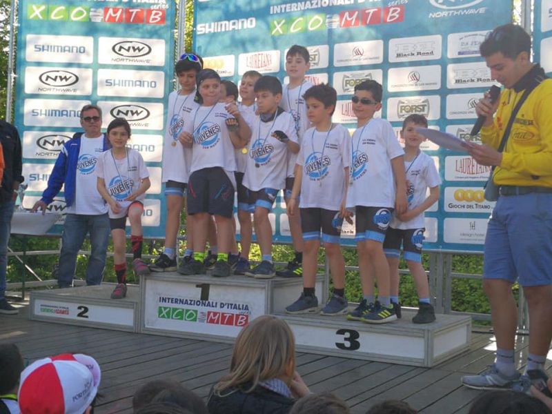 1° TITANO XCO kids giovanissimi cross country. Sammarinesi sul podio.