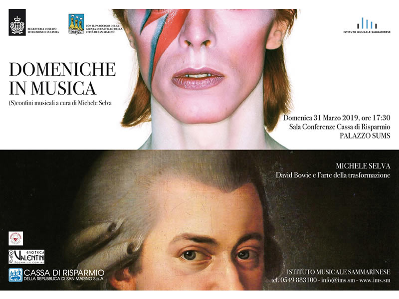L’istituto Musicale chiude la rassegna “Domeniche in Musica” con David Bowie