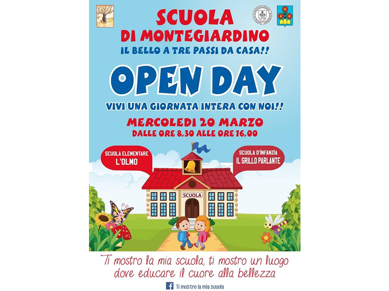 Open Day alla scuola di Montegiardino
