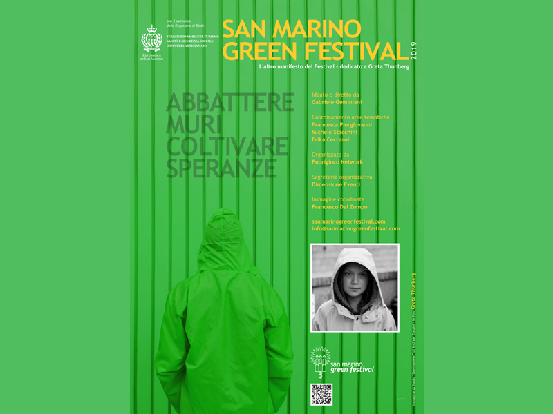 Il San Marino Green Festival dedica un manifesto a Greta Thunberg