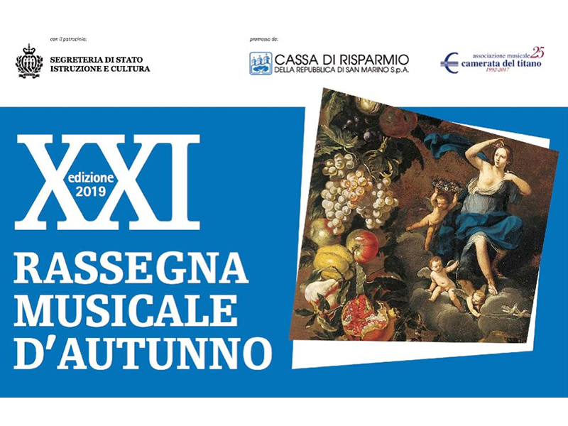 San Marino. Al via la XXI Rassegna Musicale d’Autunno