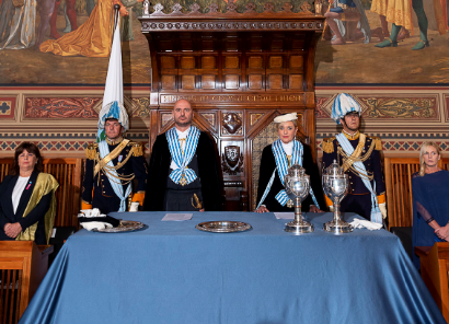 San Marino. Primo discorso in Consiglio delle LL.EE. Boschi e Mularoni