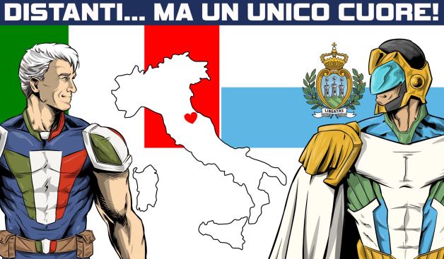 San Marino. Supereroi contro il Coronavirus